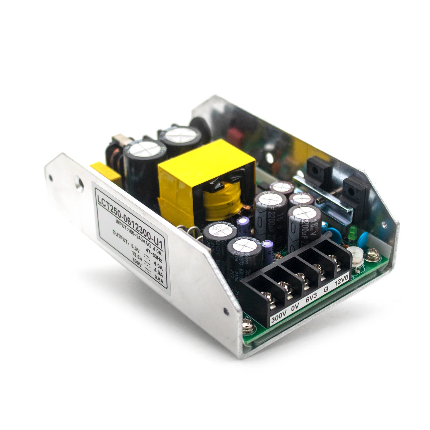 Imagem -05 - Fonte de Alimentação do Interruptor do Amplificador do Tubo Interruptor Audio Conversão da Tensão 250w 300v 0.6a 12.6v 4a 6.3v 4a C.a. 220v 110v