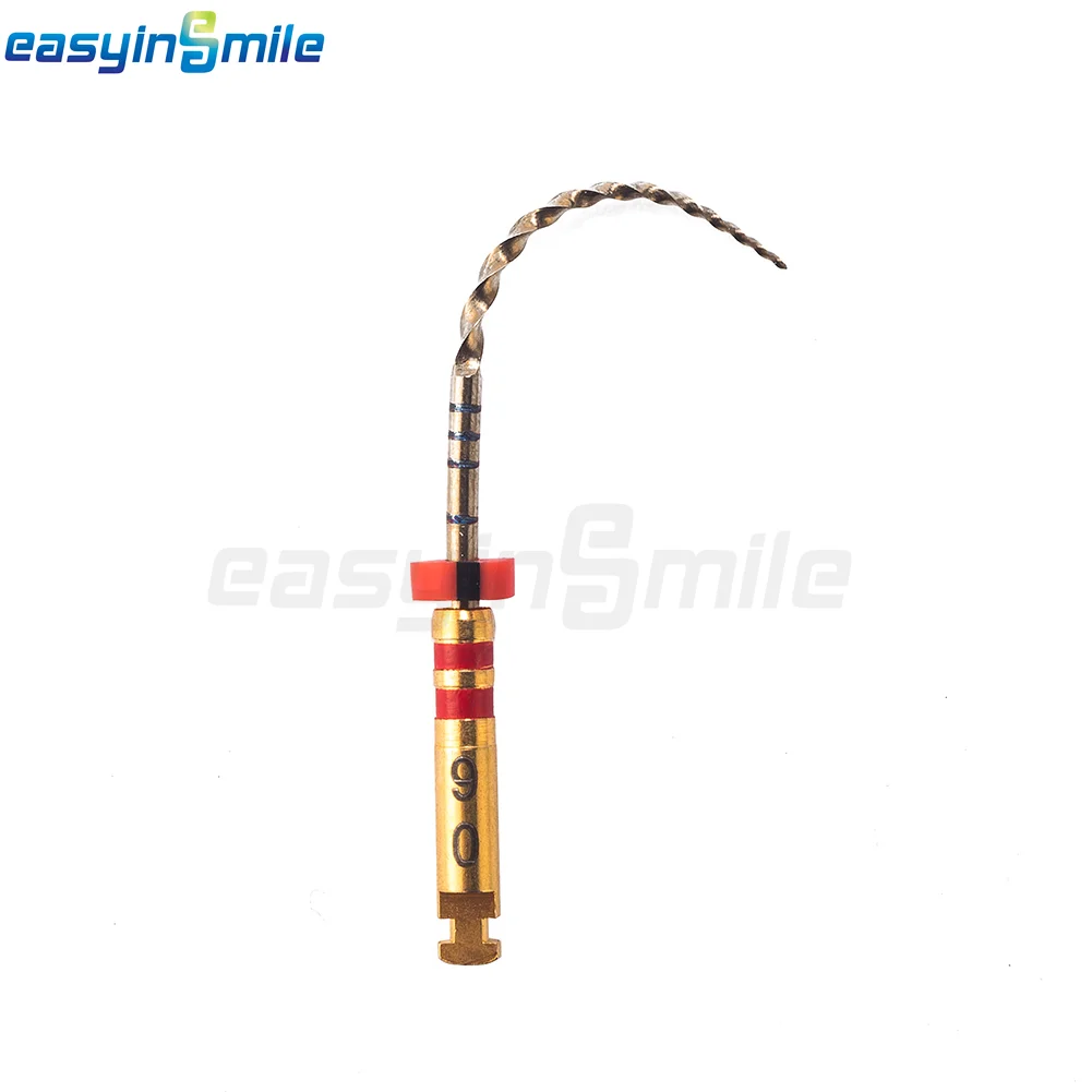 6pcs/pack Easyinsmile Dental Files G3 Type Pro Gold Root Canal Engine Niti Endo Rotary Files 21/25/31MM Flexible Never Break