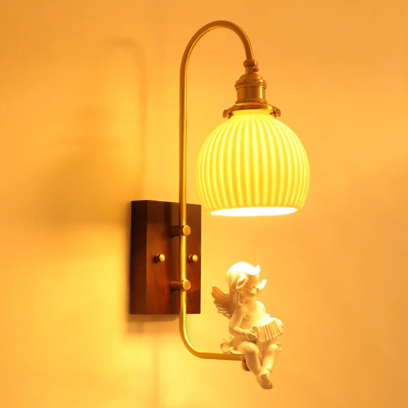 Vintage American wabi-sabi walnut brass study restaurant