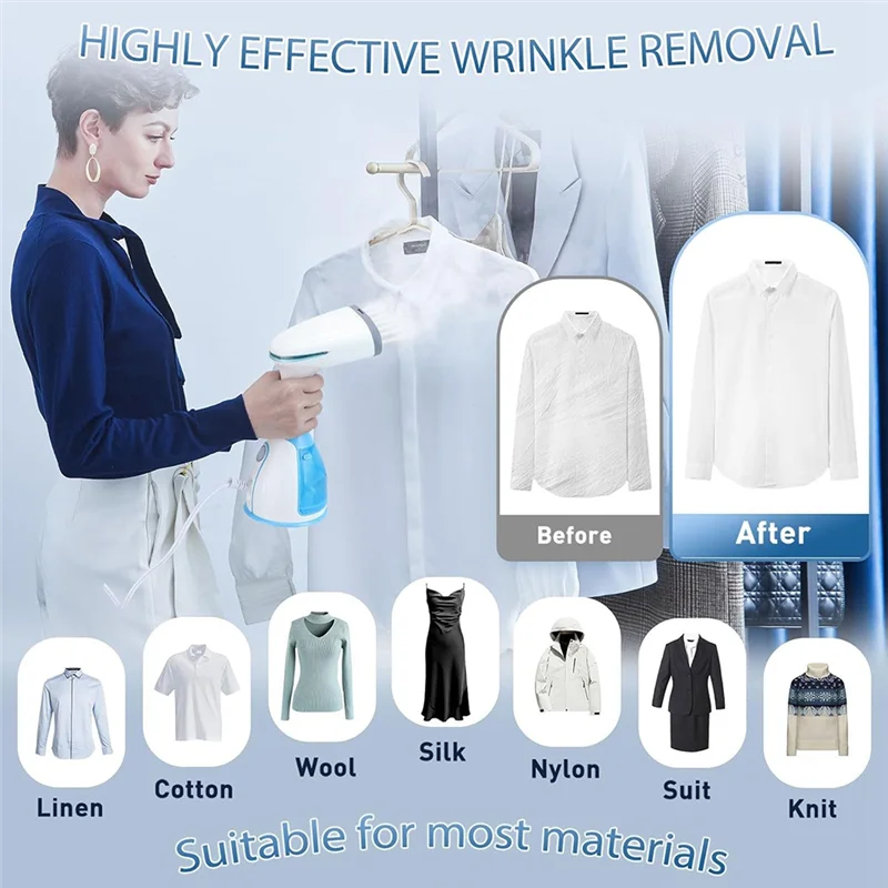 

Stable-EU Plug Handheld Steam Ironing Machine, All-In-One Clothes Steamer For Household Use