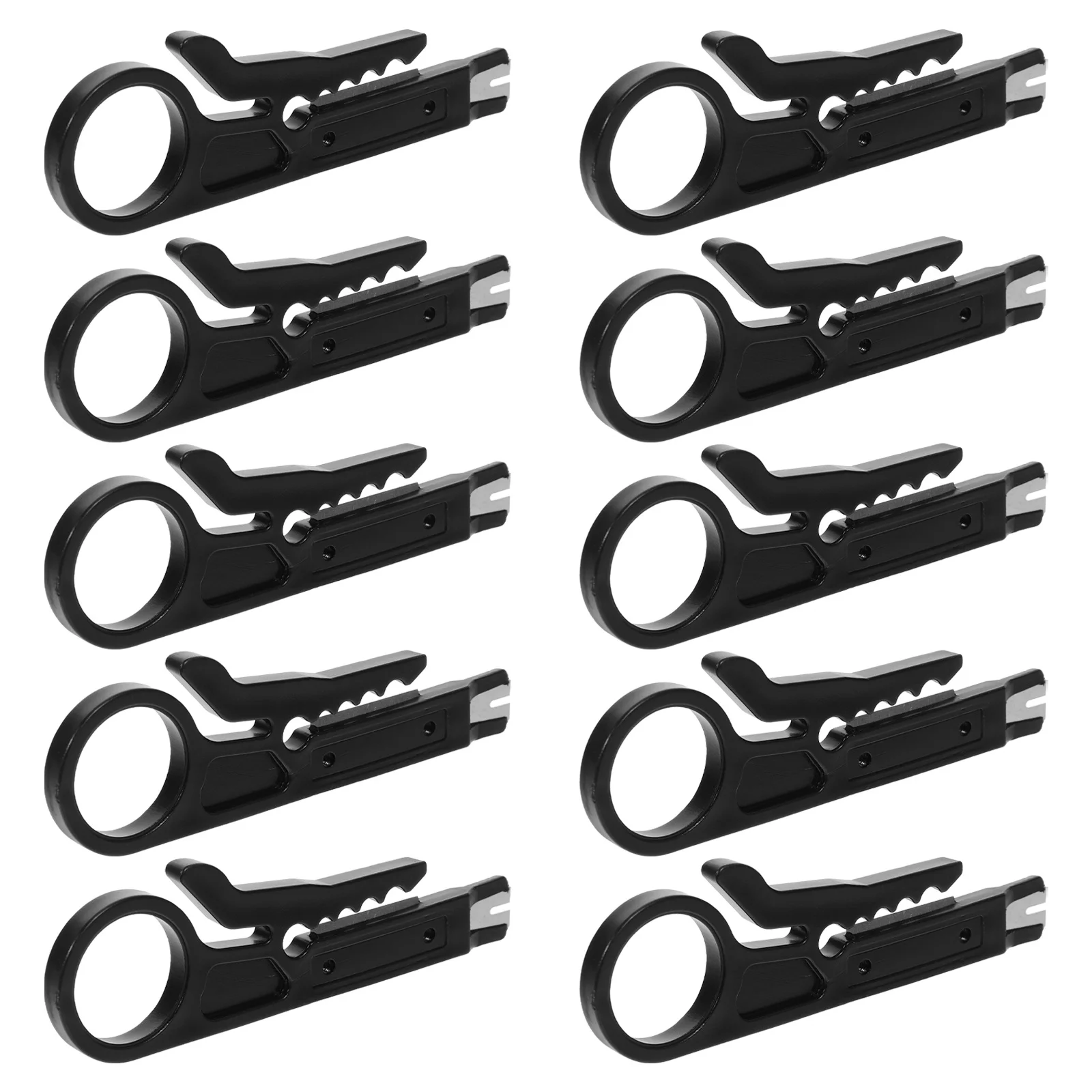 

10Pcs Mini Wire Strippers Cable Stripping Tool for Network Rj45 Cat6 Utp Telephone Lines Electrician Tools