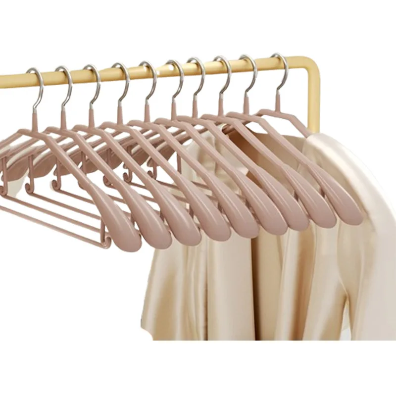 

Home Storag Clothes hanger for household hanging,wide shoulder, non-slip,men's suit outer suit , light luxury high-end coat stay