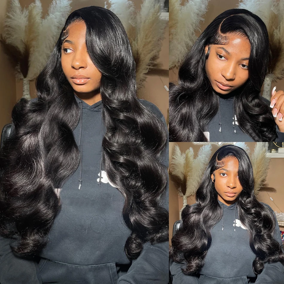 Body Wave Bundles Human Hair Brazilian Weaving Hair Glueless Weave Black 3 4 Bundles Deal Natural 30 Inch Bundle Hair Extensions