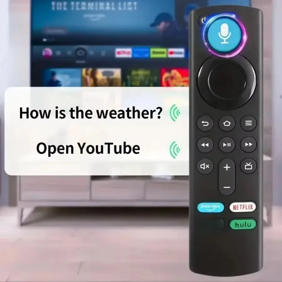 3rd Gen L5B83G Voice Remote Control Compatible with Fire TV Stick Cube Streaming Media Devices Upgrade Replacement Controller