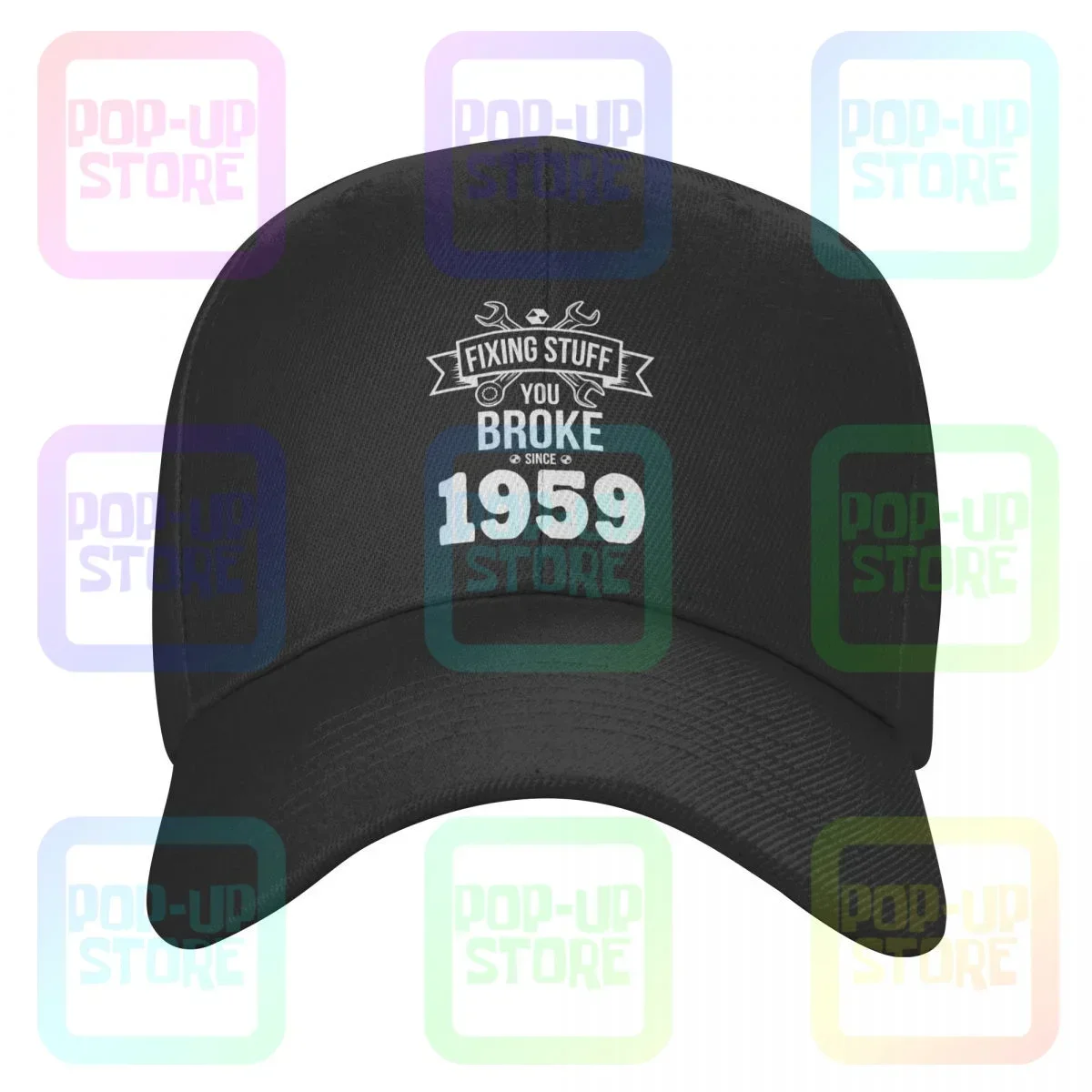 تثبيت الأشياء منذ عام 1959 قبعة بيسبول سائق الشاحنة قبعات طباعة كل مباراة الشارع الشهير #1