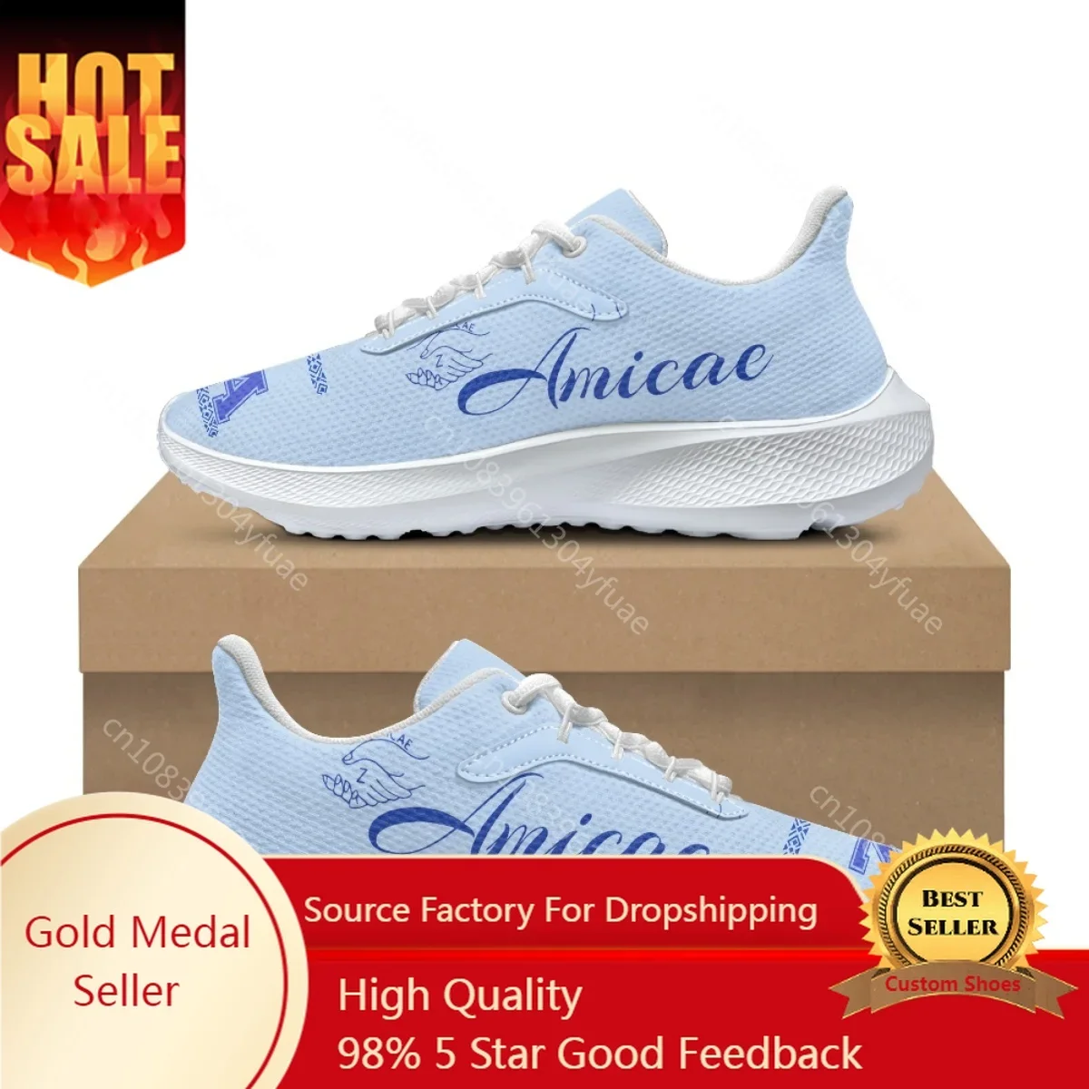 Zeta Amicae Print Casual Flat Shoes For Women Friends Of Zeta Outdoor Sports Running Shoes Summer Comfort Breathable Sneakers