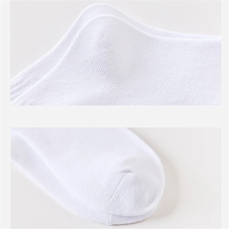 3-16 Years old Kids Middle Tube Sock Four Seasons Cotton White Children Socks Boy Girl Fashion Breathable Sports Socks