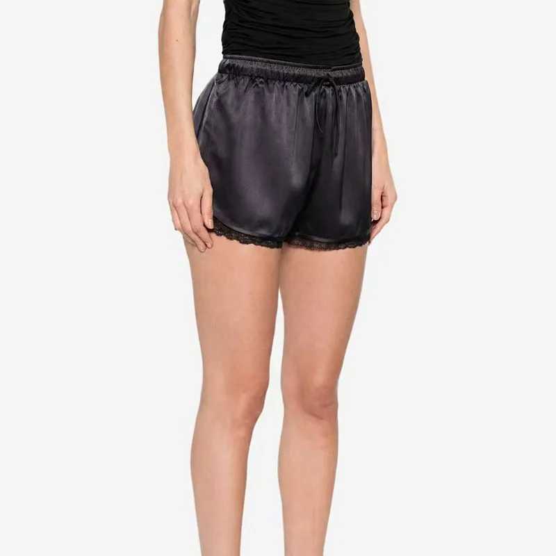 Women's Double-Layer Lace-Panel Shorts, Custom-Dyed Hot Pants, Casual Slimming Women's Pants, 2026, New Arrival, Y2K, Skort
