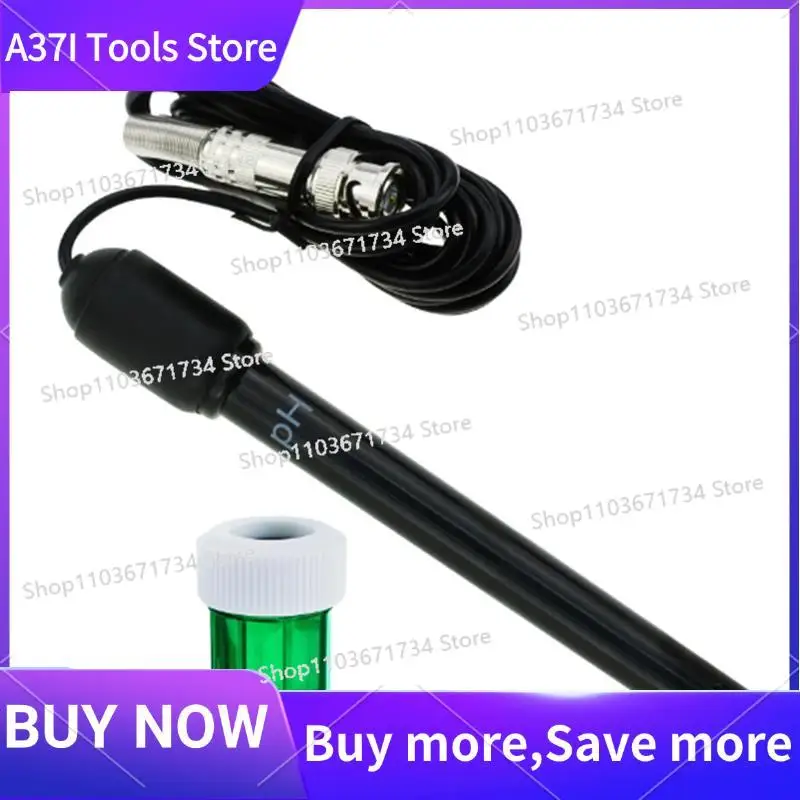 

PH Electrode Sensor Probe Water Analyzer Water Tester PH Probe For Aquarium Hydroponics Industry Experiment 300Cm Cable-[A37I]