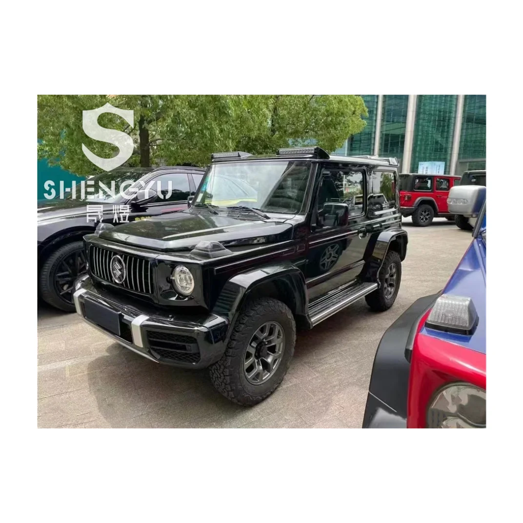 

Car Accessories for Suzuki Jimny 19-22 to G63 AMG Front Rear Bumper Grille Hood Fenders Eyebrows Headlight Taillamp Side Pedal
