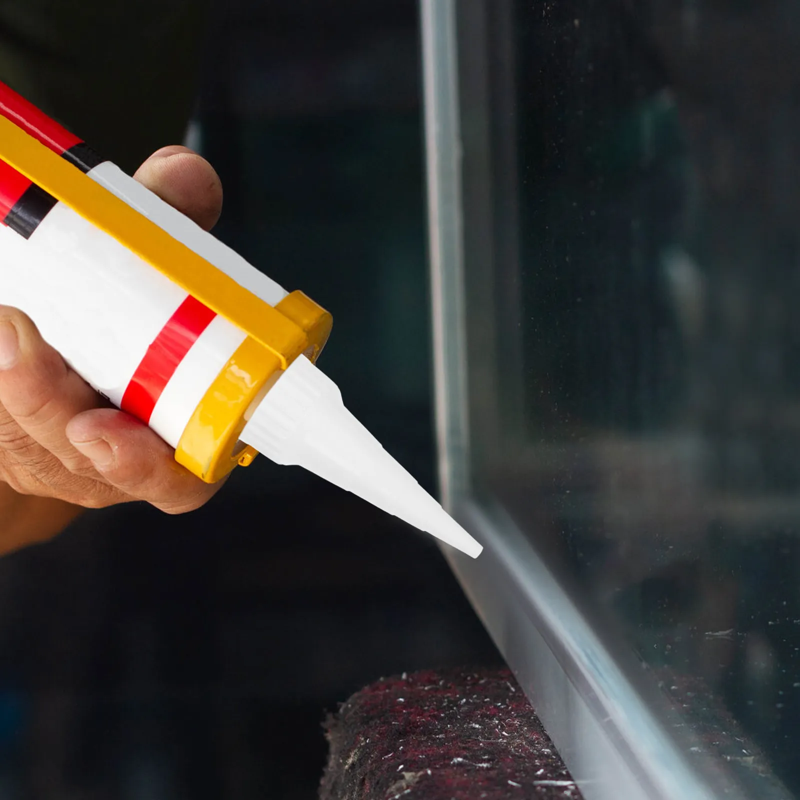 

20 шт. насадок для герметика, съемные, многоразовые, удлинители-аппликаторы для герметика, простые насадки для герметизации тюбиков, инструменты для герметизации