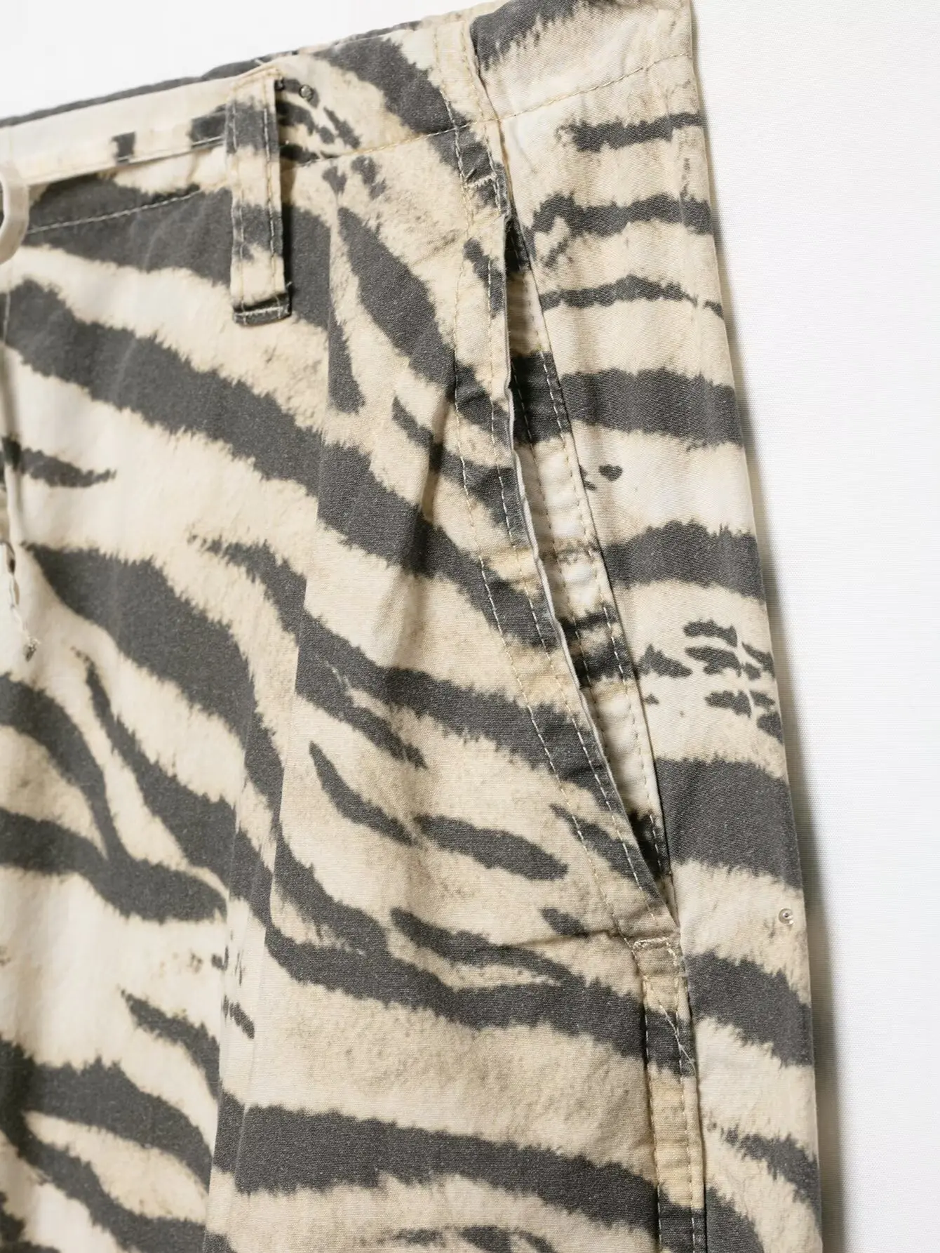 TFAFXY Vintage Casual Chic Damen Lange Hosen mit Tiermuster und Schleife – Modische Hosen für Sommer, Herbst und Urlaub 2026 – Detail 4