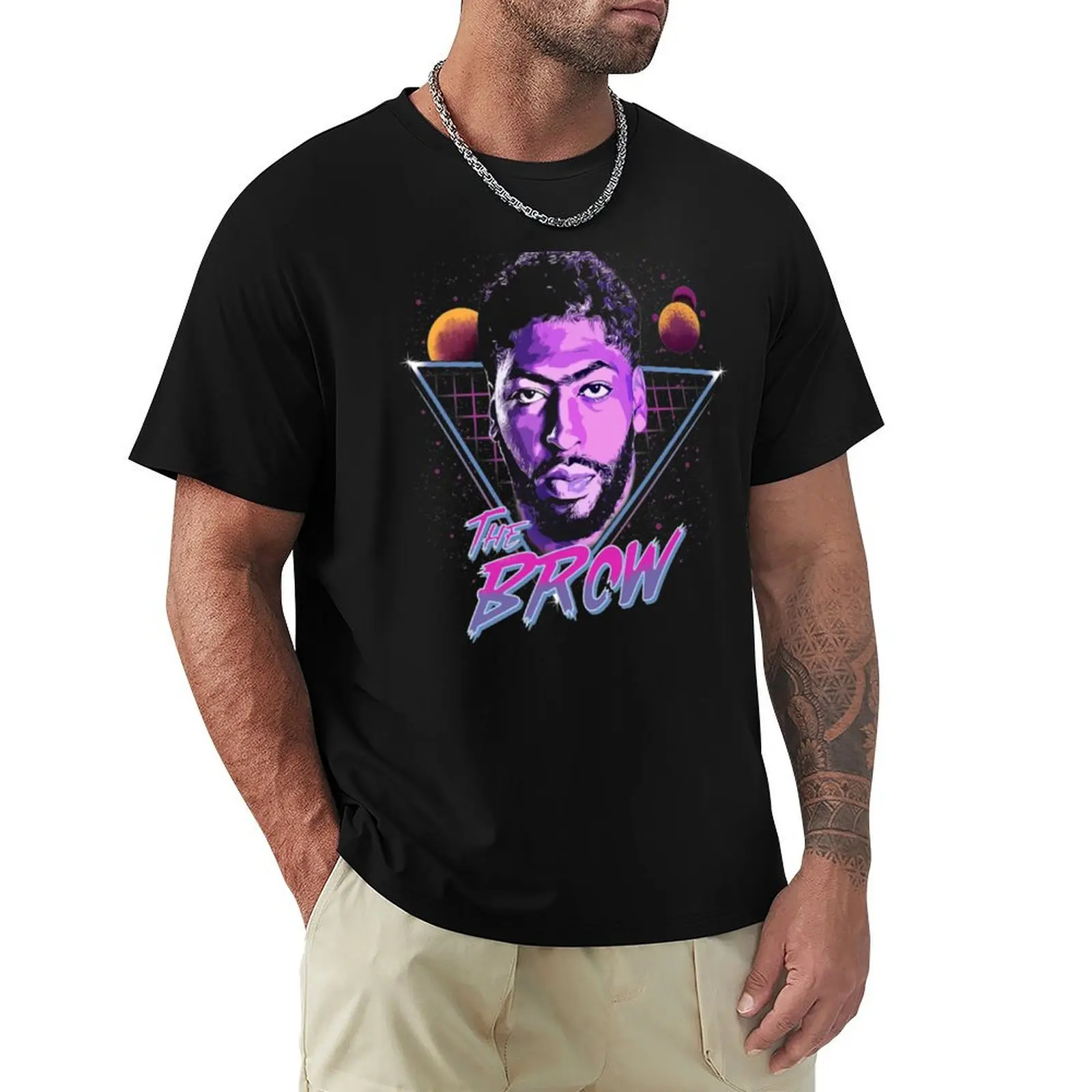 

Anthony Davis The Brow T-Shirt graphic t shirts customizeds cotton graphic tees baggy shirts mens white t shirts