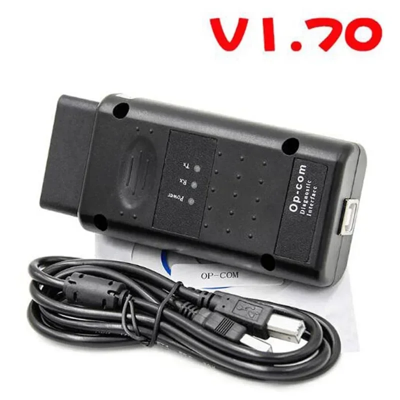 OP COM for V1.70 OBD2 OP-COM Car Diagnostic Scanner Real PIC18f458 Chip OPCOM for Car Diagnostic Tool