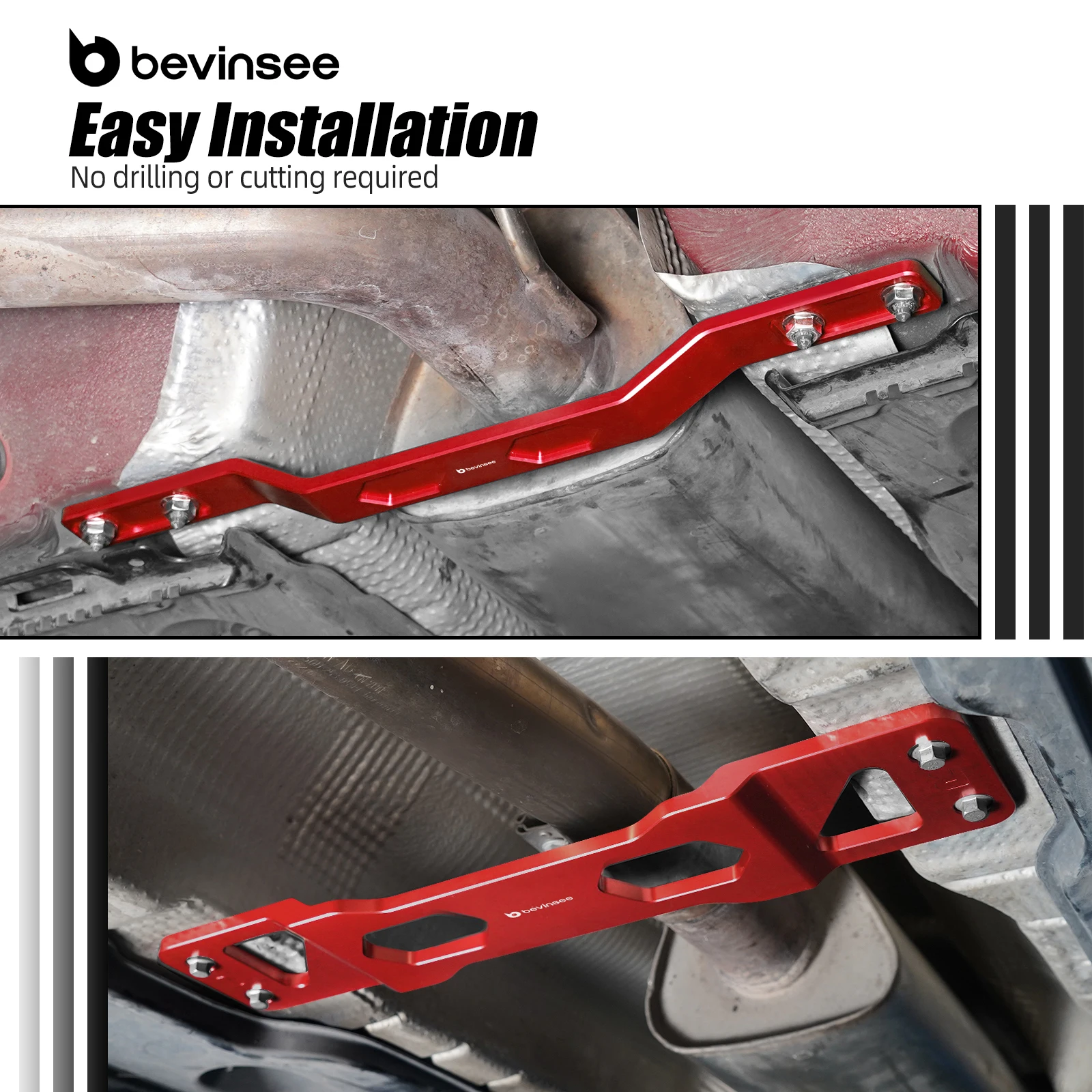 BEVINSEE Centre Tunnel Brace & - Crossfit Ga ulasan dan harga