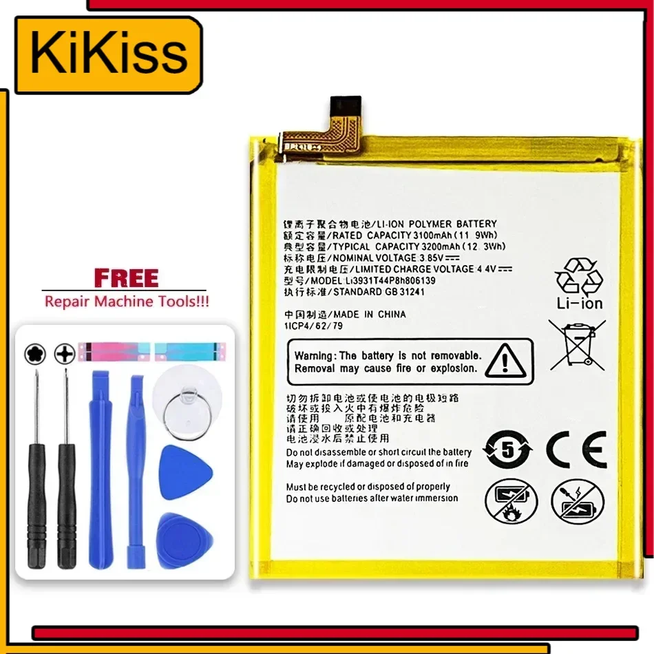 

Аккумулятор для ZTE Blade V9/V10 Vita A7 Vita A4 A5 2020 Li3931T44P8h 806139 Аккумуляторы для мобильных телефонов емкостью 3200 мАч