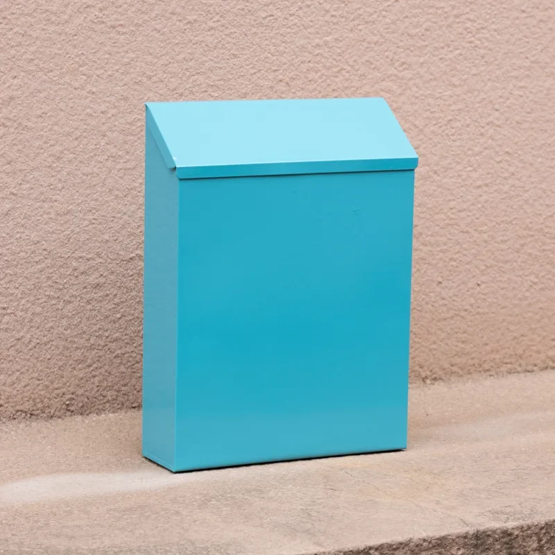 Boîtes à courrier avec serrure à clés, boîte aux lettres murale de grande capacité avec couvercle en