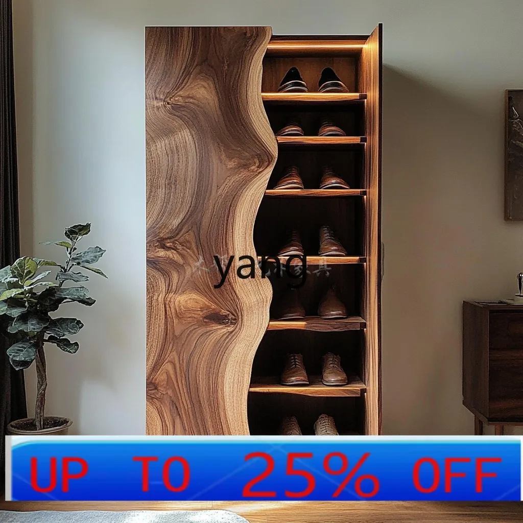 

CX Chinese entrance solid wood shoe cabinet B & B storage display cabinet