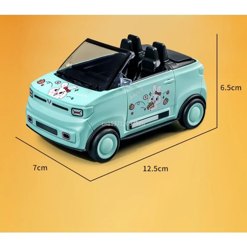 Mini Cartoon Convertible Car Simulation Plastic Mini Car Model Boy and Girl Inertia Sports Car Toy Birthday Party Toy Gift