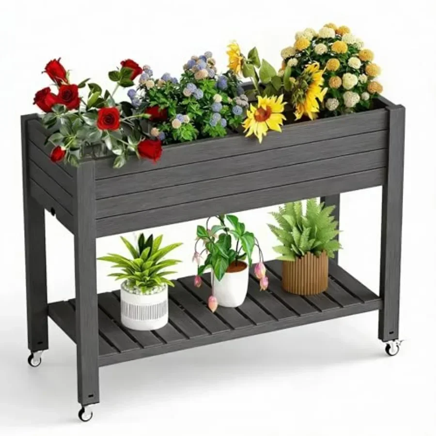 Elevated Raised Garden Bed with Legs, 33.66