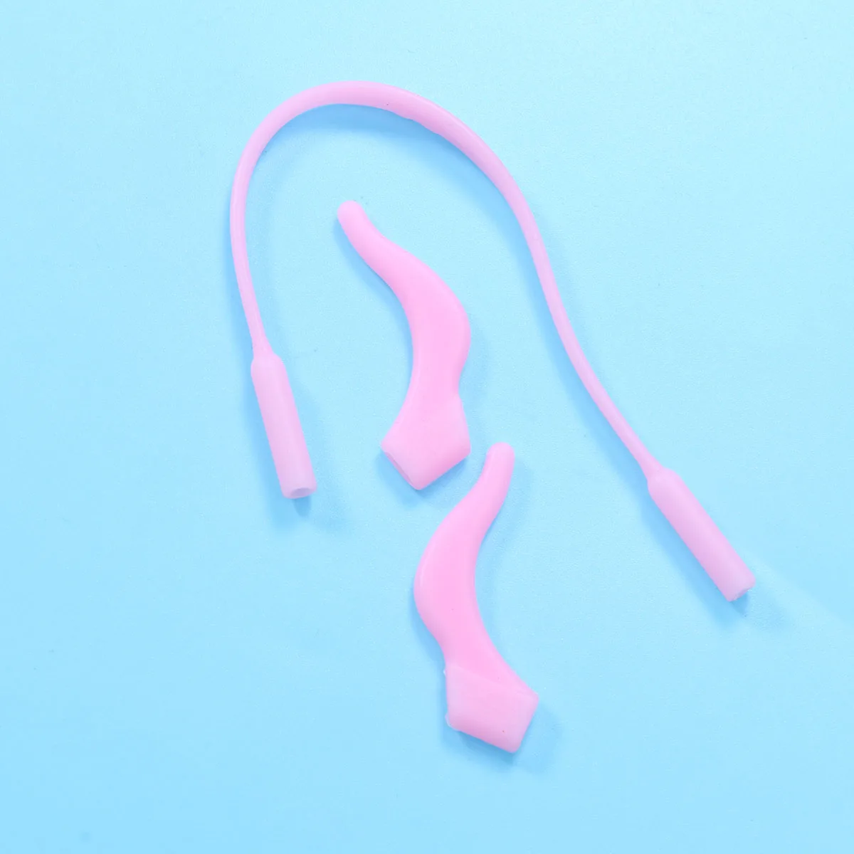 

Glasses Retainer Strap Soft Silicone Eyeglass Holder Anti-Slip Ear Hook Grip For All Sunglasses Kids Adults White