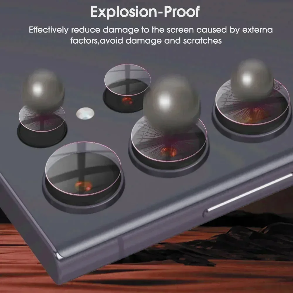 Cristal de cámara para Samsung Galaxy S24 Ultra Plus S24 +, Protector de pantalla de lente trasera