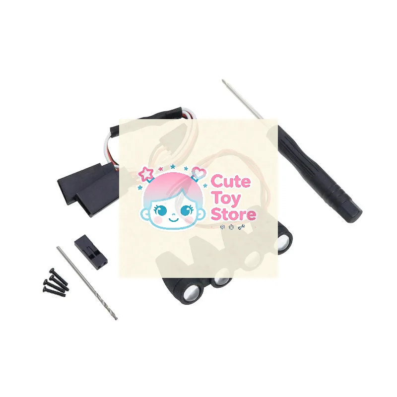 1 مجموعة محاكاة قارب ضوء الأضواء ل 1/14 14303 التحكم عن بعد سيارة على الطرق الوعرة عالية السرعة سيارات شاحنة