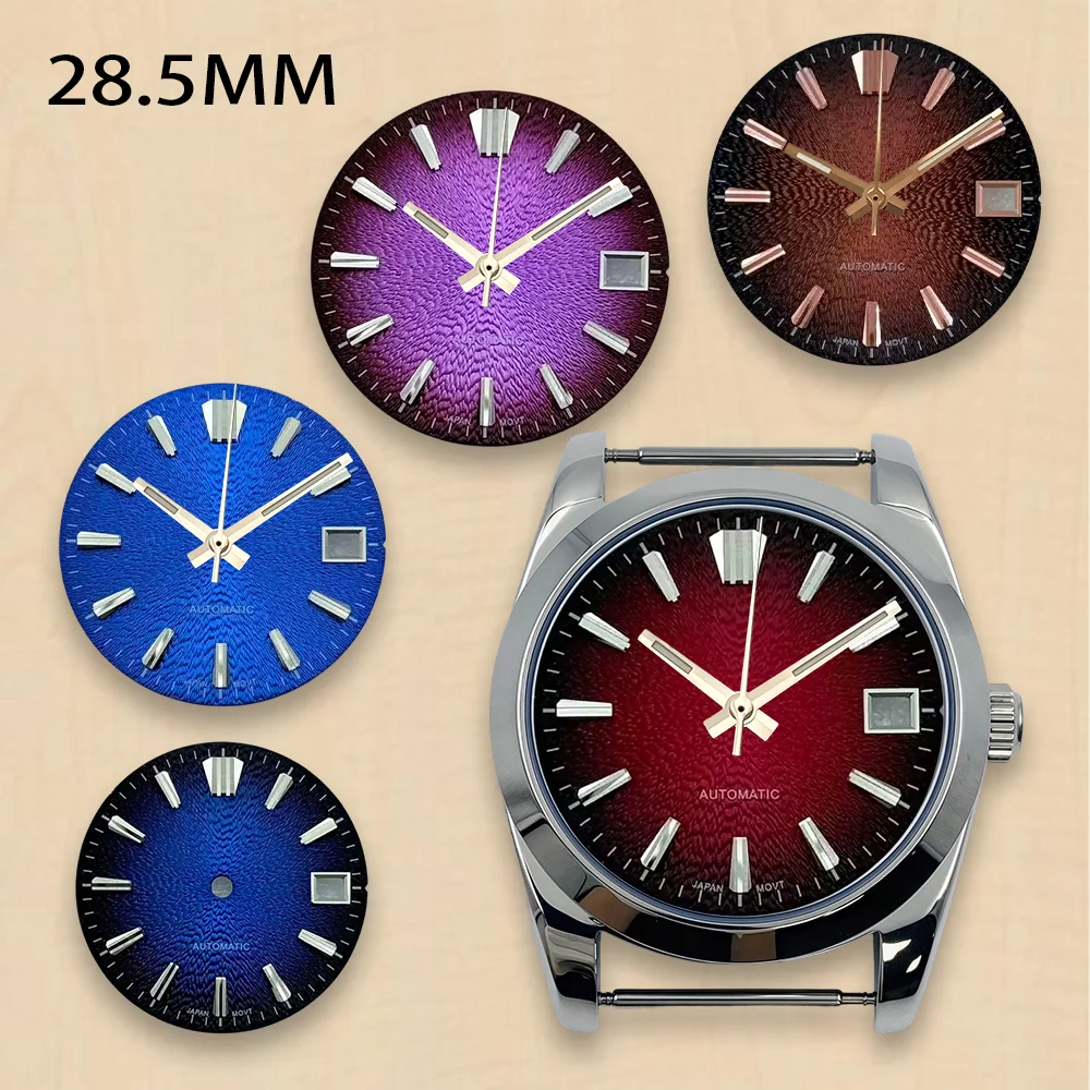 nh35 Dial Trapezoidal Nail Dial 28.5mm S Dial Fit NH35/NH36 Movement Dial 28.5MM Watch Modification Accessories