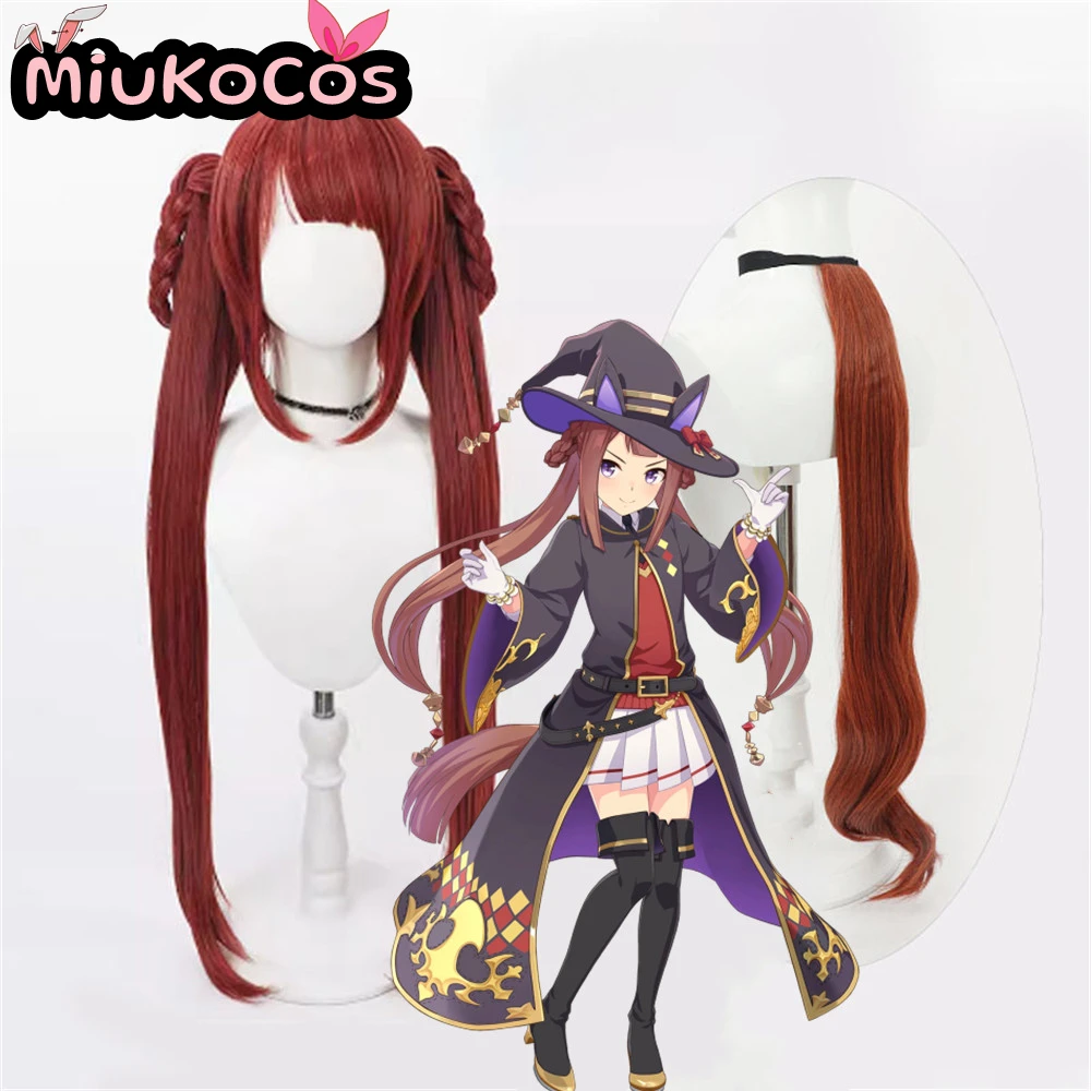 

В НАЛИЧИИ вスイلاتら markiiál γ рынка Sweep Tosho Косплей Парик с ушками и хвостом Мико Косплей Игра Umamusume:Pretty Derby Косплей Парик