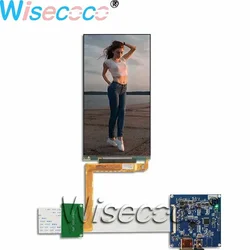 Wisecoco 6 Inch 2K LCD Display IPS 1440X2560 RGB TFT Screen 420 Nit MIPI 50 PINS Driver Board PC Desktop Laptop LS060R1SX01