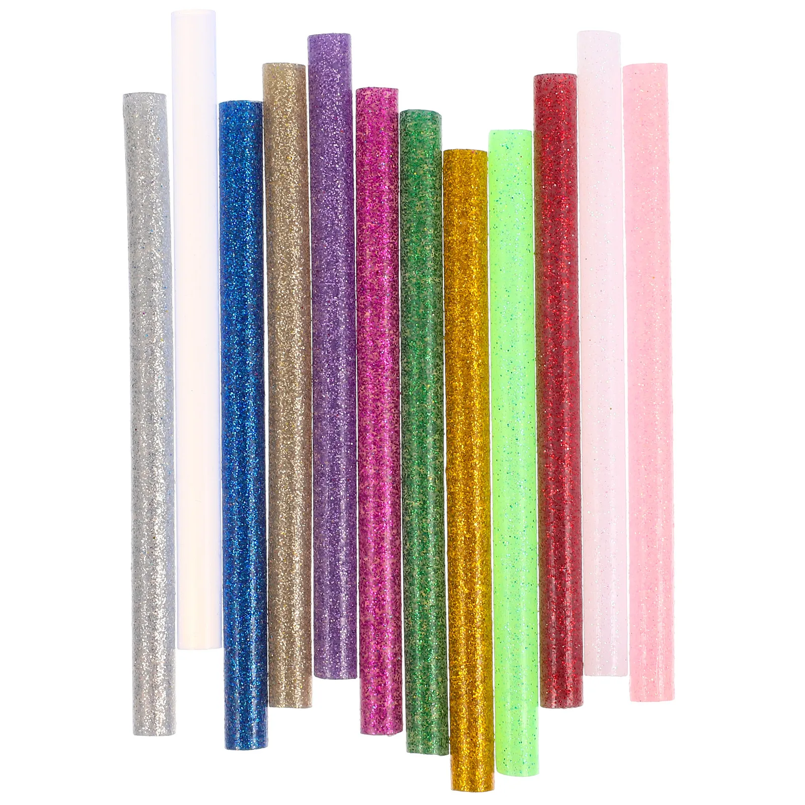 130Pcs Color Hot Glue Sticks For Art Student Christmas Craft Colored Melt Safe Non-toxic Strong Adhesion Quick