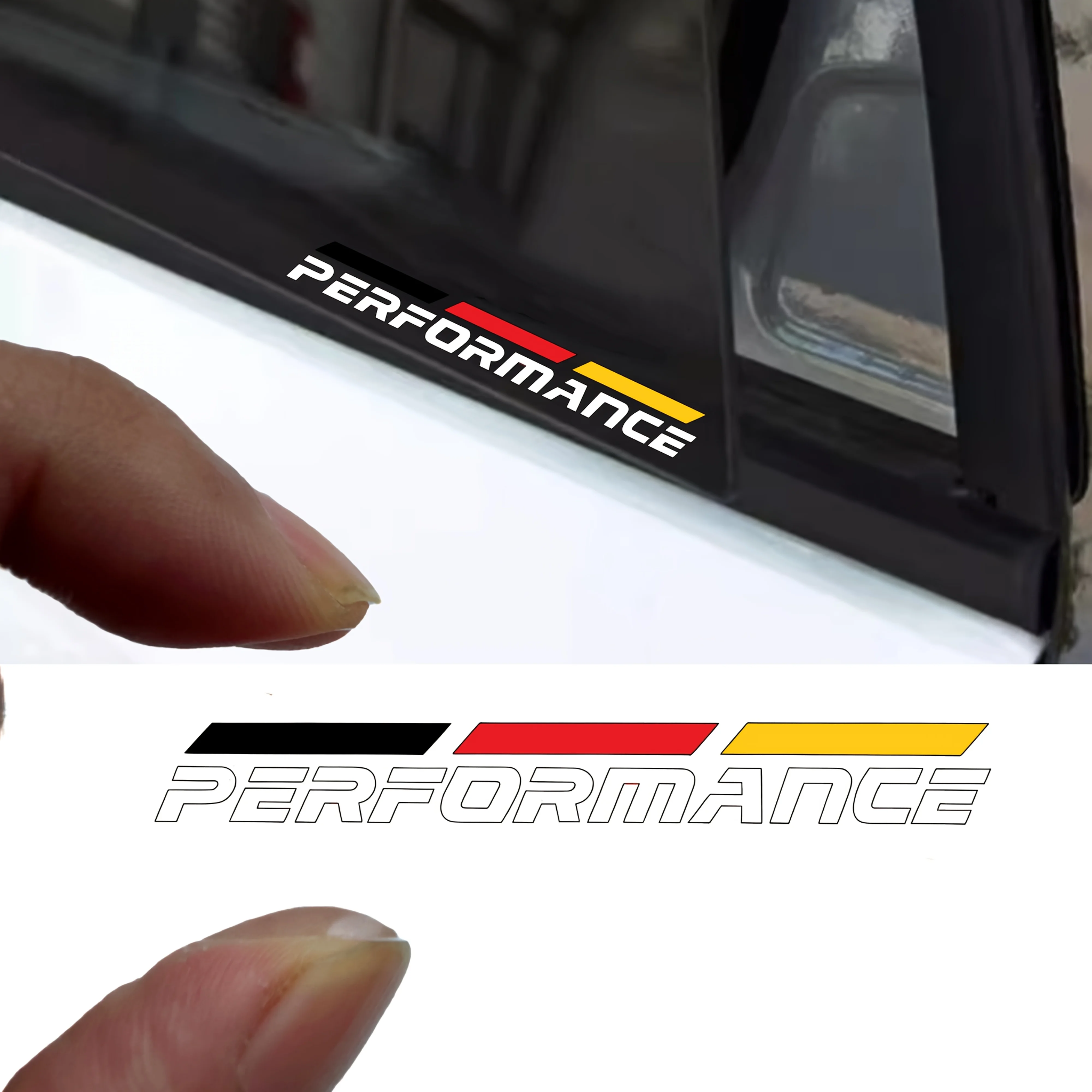 2pcs set,PERFORMANCE sticker,racing vinyl decal,performance badge,universal car sticker,waterproof,self-adhesive,car body