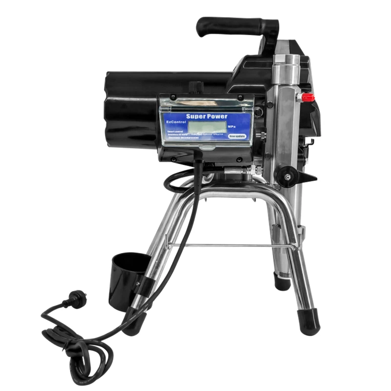 Macchina di spruzzatura airless ad alta pressione 998 potenza 3000W portata 4.5 L adatto per piccoli progetti e pareti domestiche porte e finestre struttura in acciaio casa pittura