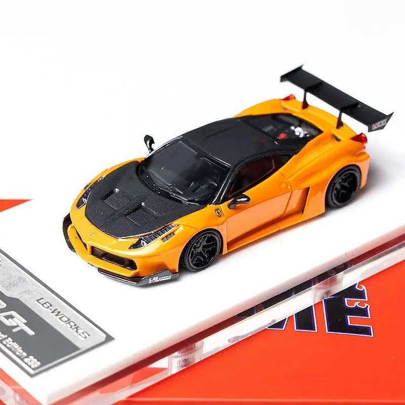 炎 1/64 458 GT LB 樹脂おもちゃ自動車ダイキャストメタルモデルギフト