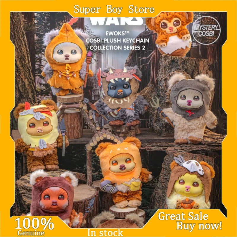 ホットトイズ-スターウォーズ-イウォークス-コスビ-シリーズ-2rd-ブラインドボックス-ミニフィギュア-コレクタブルトイ-アクションフィギュア-ミステリーボックス-サプライズギフト-友達へのプレゼント