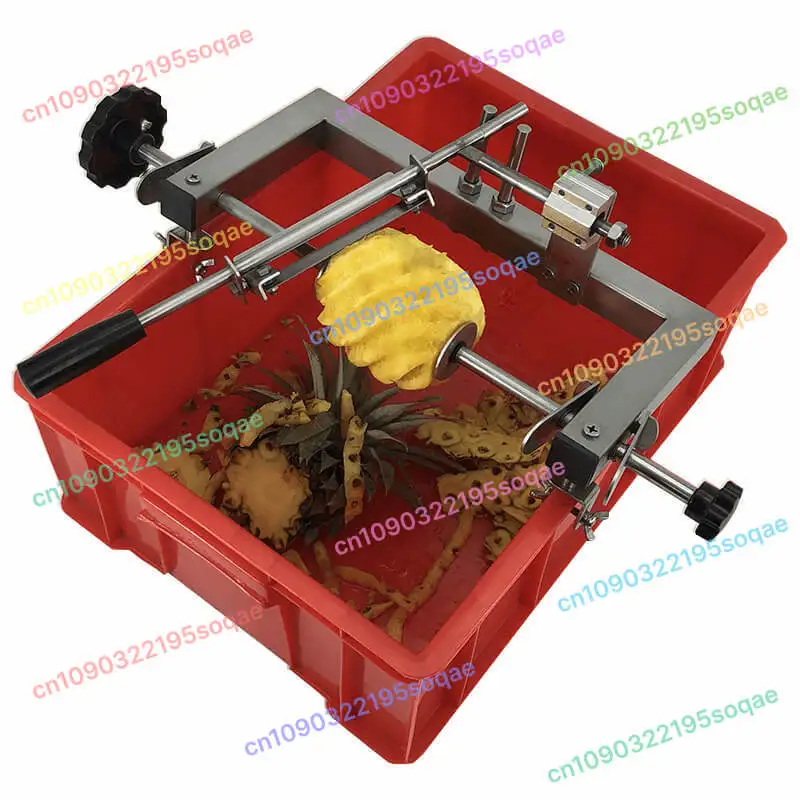 

Pineapple Knife Peeler, Fully Automatic Electric Stainless Steel Pineapple Genie for Effortless Peeling and Cutting