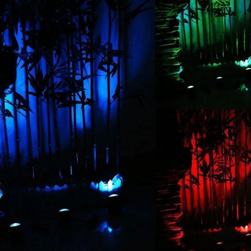 Солнечные прожекторы Ландшафтные цветные фонари Низковольтный уличный солнечный прожектор IP65 Водонепроницаемый ландшафтный светильник