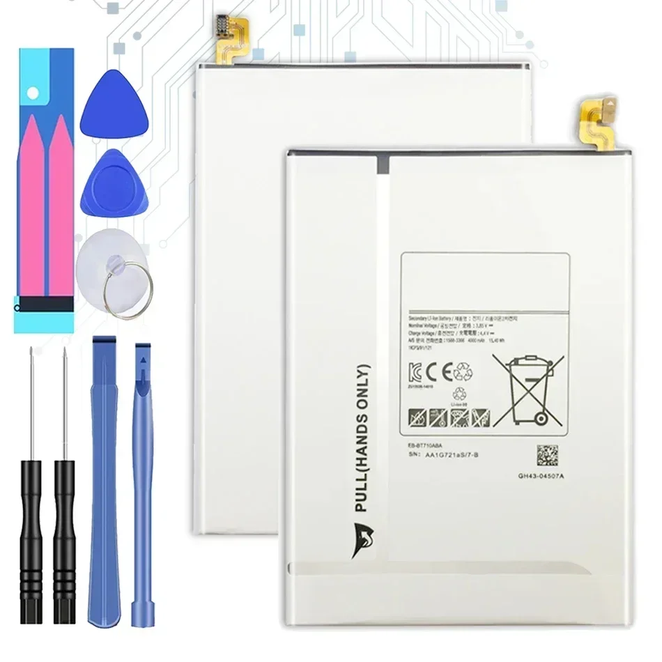 New Tablet EB-BT710ABA EB-BT710ABE 4000mAh Battery for Samsung Galaxy Tab S2 8.0 SM-T710 T713 T715 T719C T713N Bateria + Tools