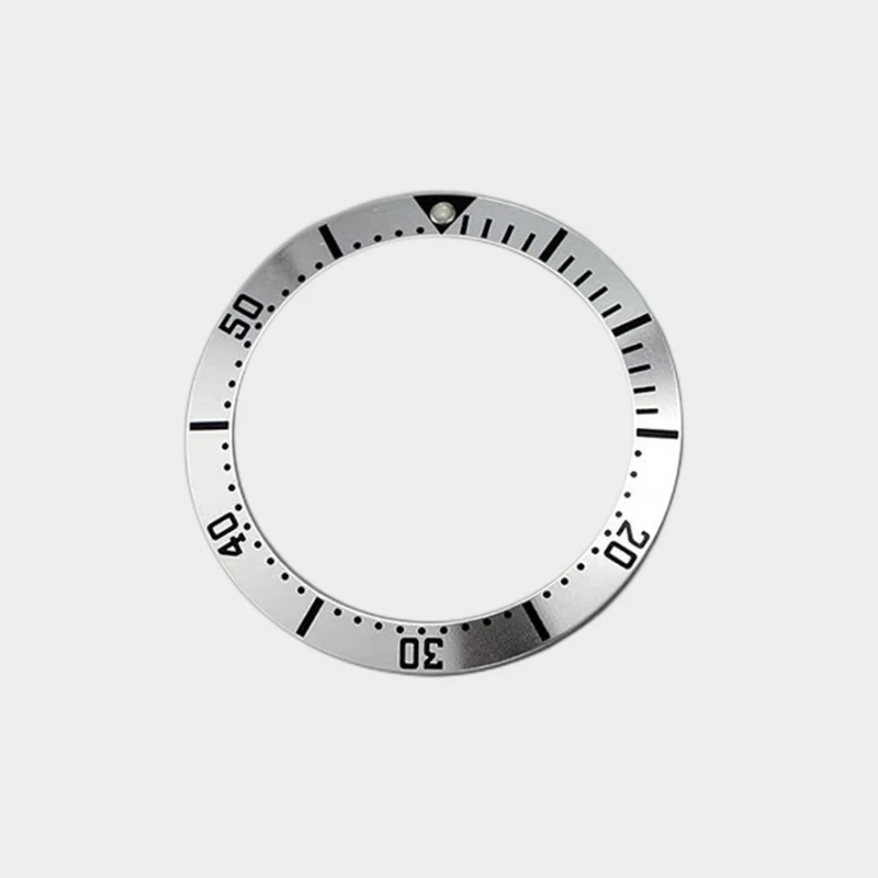 38mm *30.5mm Black Blue Slope Aluminum Watch Bezels Insert Ring For Omega Seamaster Series Mechanical Watch