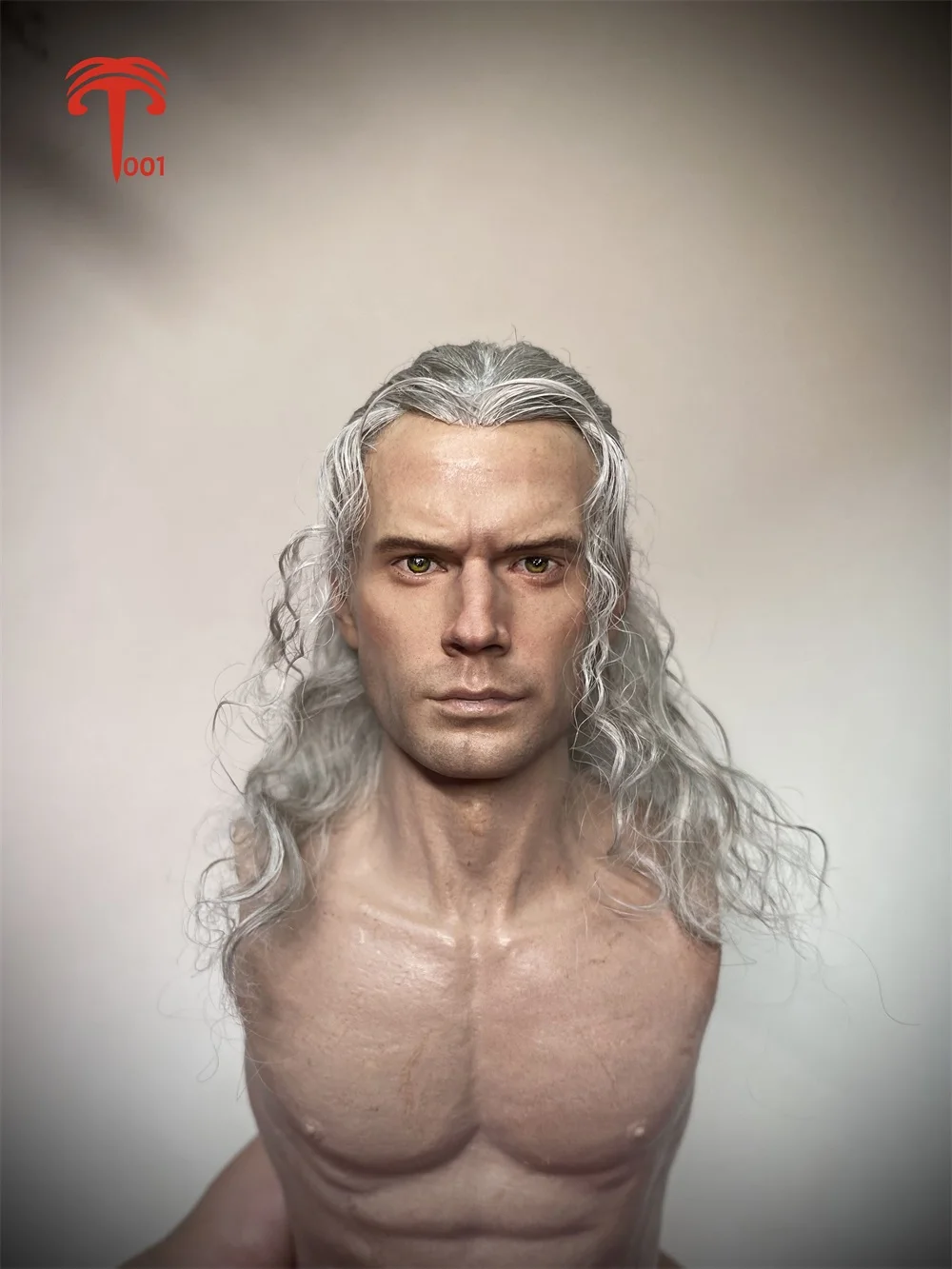 

XT001 1/6 Witch Henry Cavill Handmade Hair Transplant Head Sculpture Fit 12" Male PH TBL DAM Action Doll