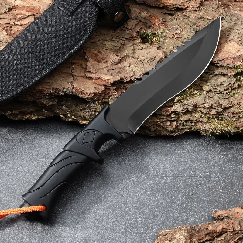 Outdoor Knife Straight Knife Mini Portable Meat  fixed blade knife