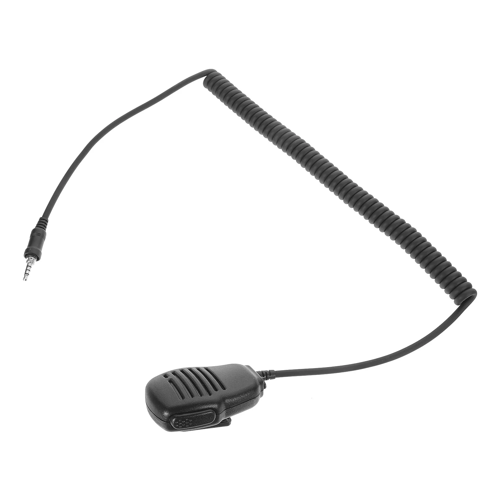 

Shoulder Speaker Mic Clip on Small Noise Reduction Radio Microphone Handheld Shoulder Mic Outdoor Talking Essential
