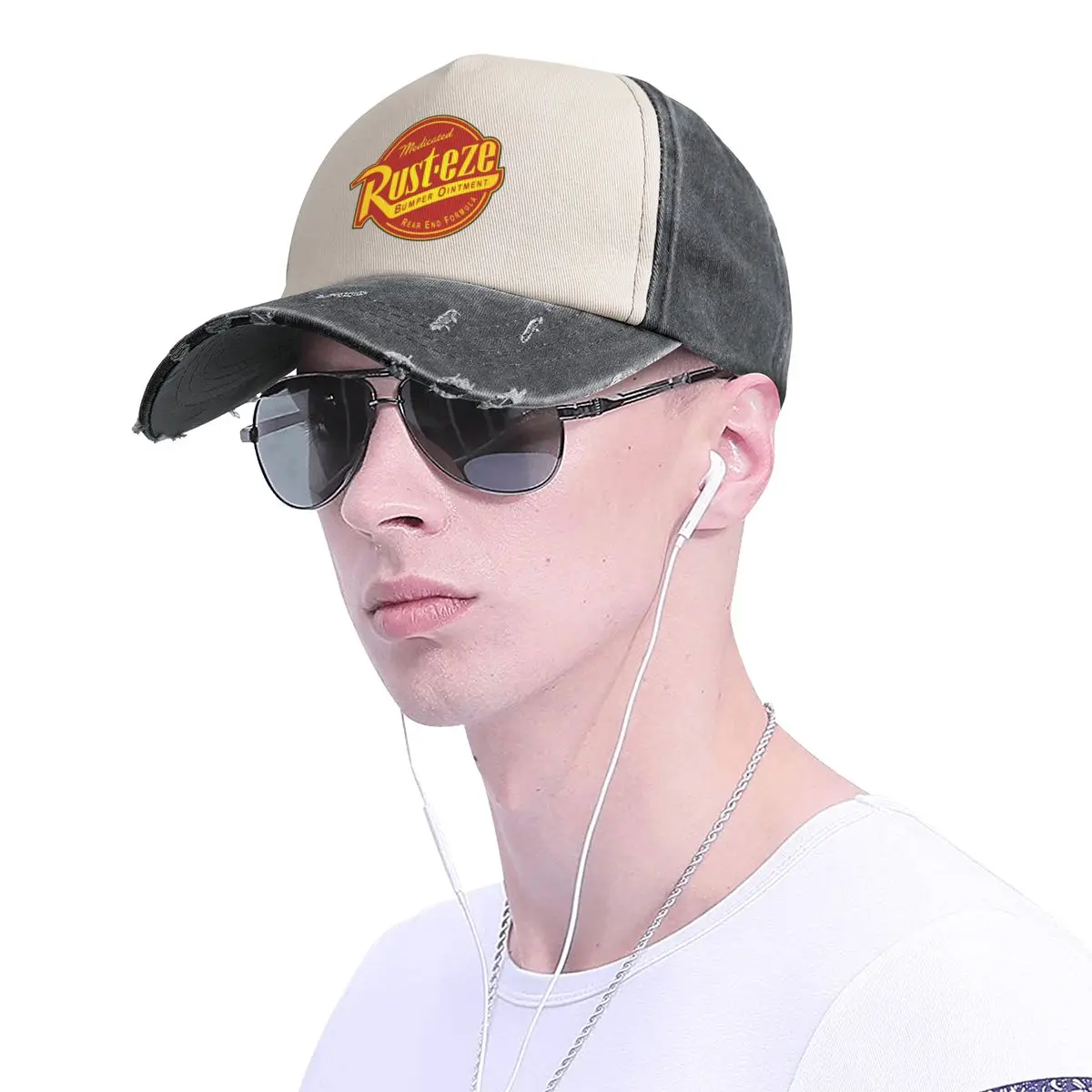 Rusteze sticker from Cars Baseball Cap dad hat Hip Hop Custom Cap Beach Bag Women's Hats 2024 Men's