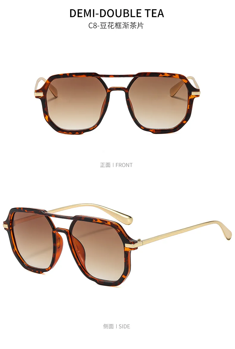 2026 Herren-Sonnenbrille: Schlichte Designer UV400 Piloten-Sonnenbrille mit Metallbügeln – Modische Reise-Sonnenbrille für Herren – Detail 17
