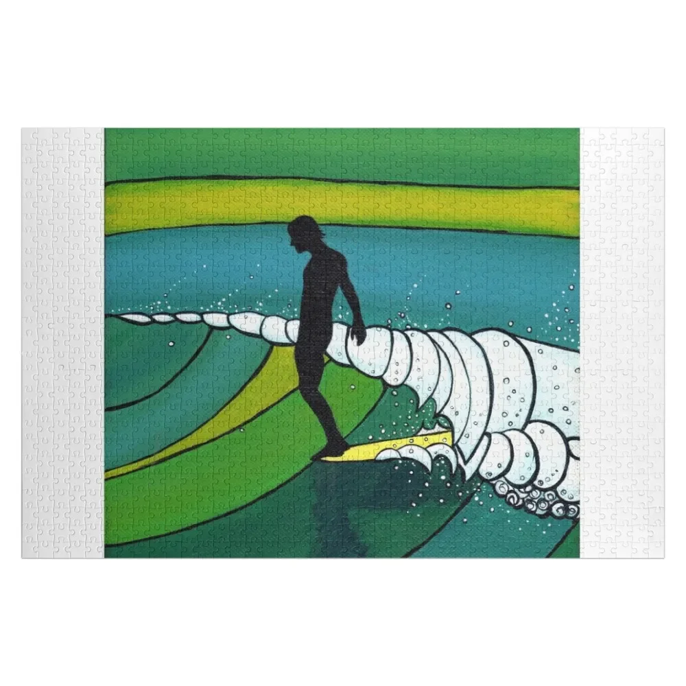 Glide Boy 'Jai Lee' - ReoSurf Art Jigsaw Puzzle Custom Name Child Toy Baby Toy Puzzle