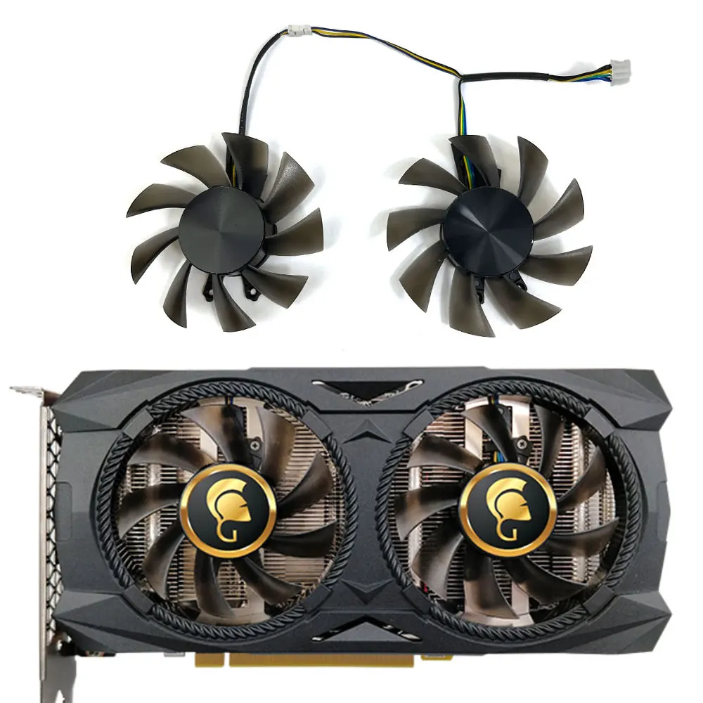 

NEW RTX 2060 Gallardo GPU FAN，For WANLI RTX 2060、2060Super、RTX 2070、GTX 1660 Gallardo、WANLI CMP 30HX Video card cooling fan