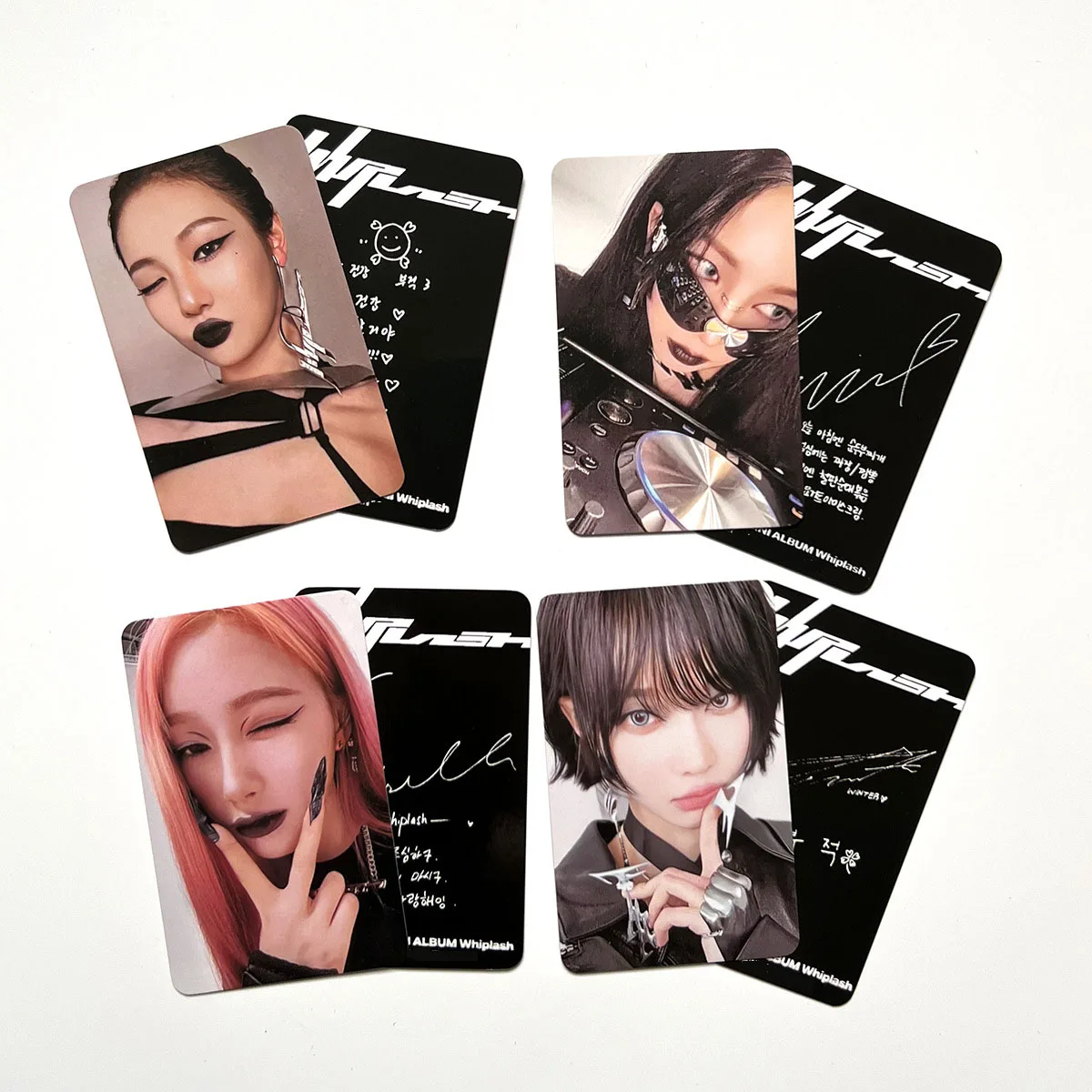 Kpop Idols WINTER NINGNING New Album Whiplash LOMO Card Double