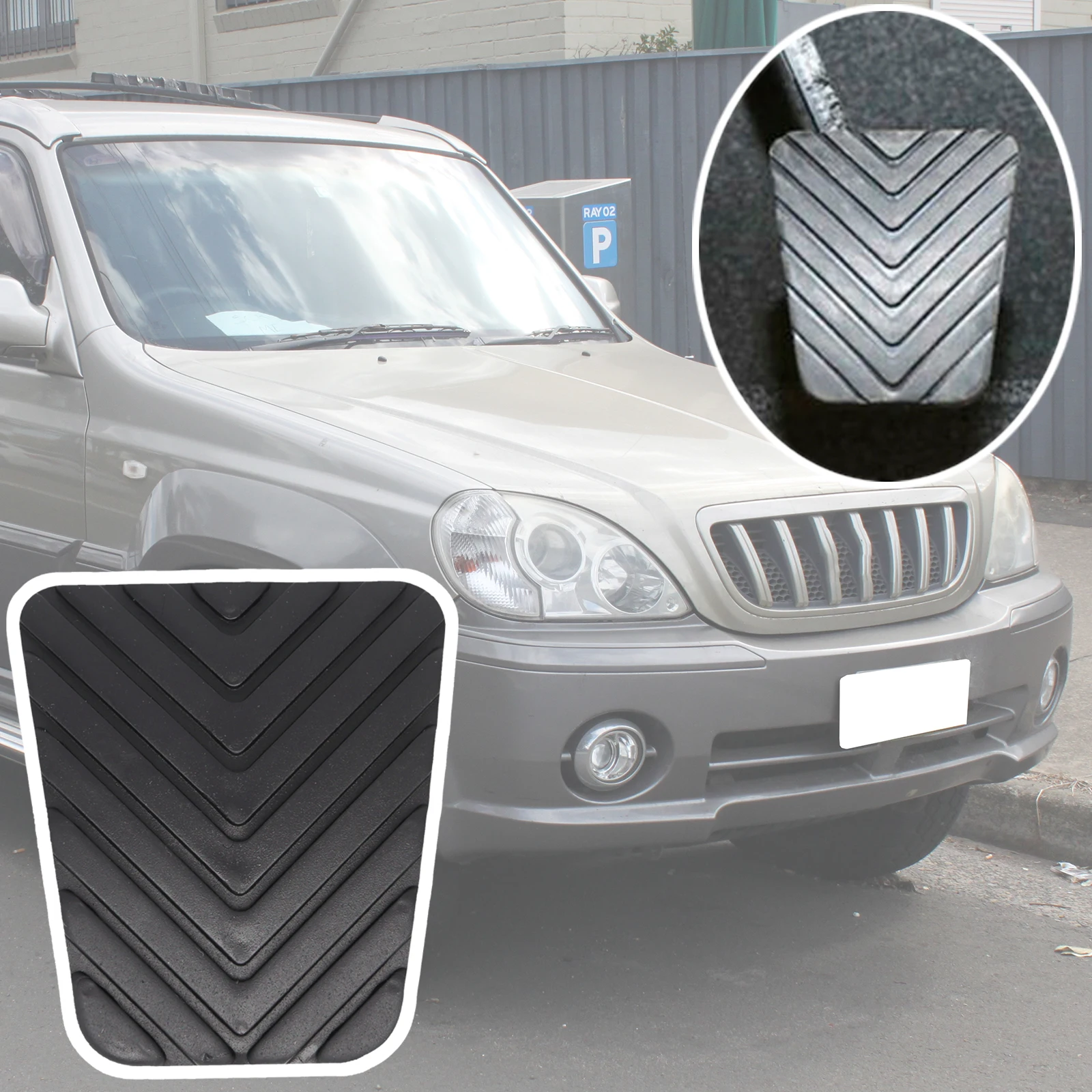 Wymiana gumowej osłony pedału sprzęgła hamulca 3282536000   Dla Hyundai Terracan 2001 2002 2003 2004 2005 2006 32870-37000