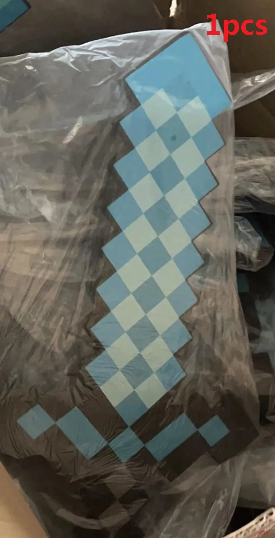 Minecraft 2025 invierno nueva espada suave EVA espuma juguete hacha pala kits juguete para niños fanáticos regalo de cumpleaños