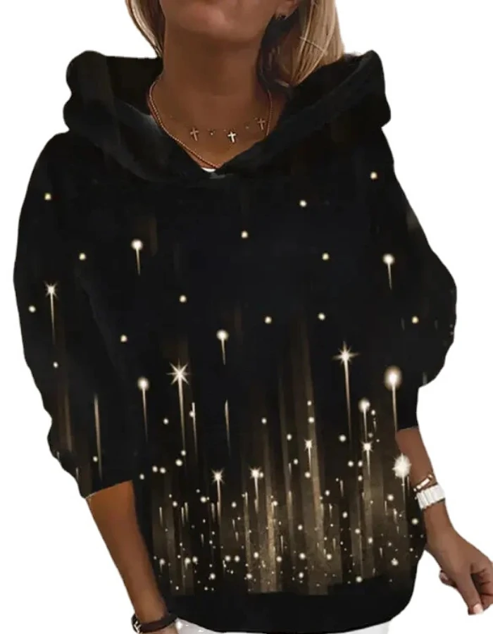 Sudadera con capucha de talla grande para mujer, ropa de calle vintage, sudadera informal de gran tamaño, Tops de manga larga Harajuku para invierno, 2024